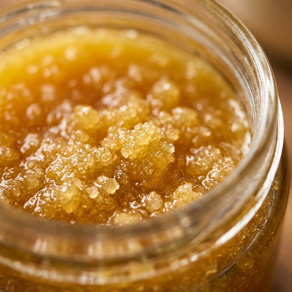 Cow A2 Ghee texture closeup